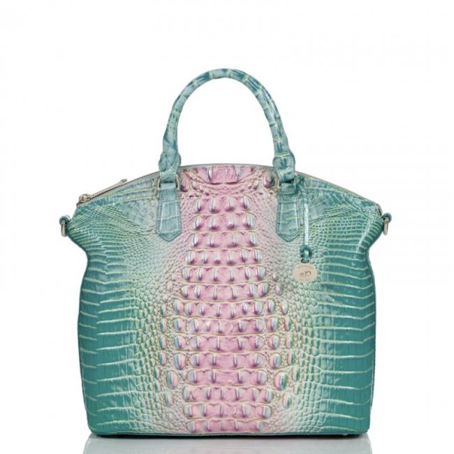 Brahmin | Women's Large Duxbury Satchel Cotton Candy Ombre Melbourne | Quick Ship!