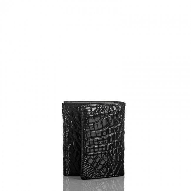 Brahmin | Men's Slim Trifold Black Melbourne | Quick Ship!