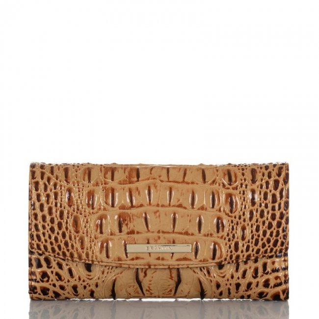 Brahmin | Women's Modern Checkbook Wallet Toasted Melbourne | Quick Ship!