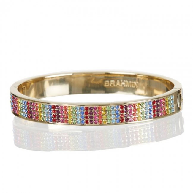 Brahmin | Women's Split Crystal Bangle Multi Fairhaven | Quick Ship!