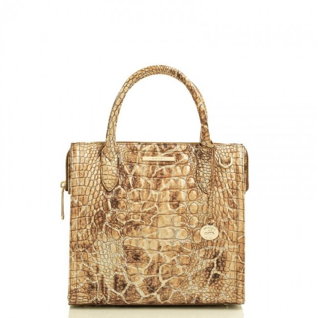 Brahmin | Women's Small Caroline Camel Safari Melbourne | Quick Ship!