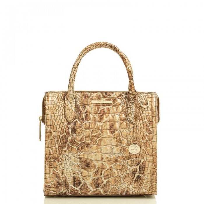 Brahmin | Women's Small Caroline Camel Safari Melbourne | Quick Ship!