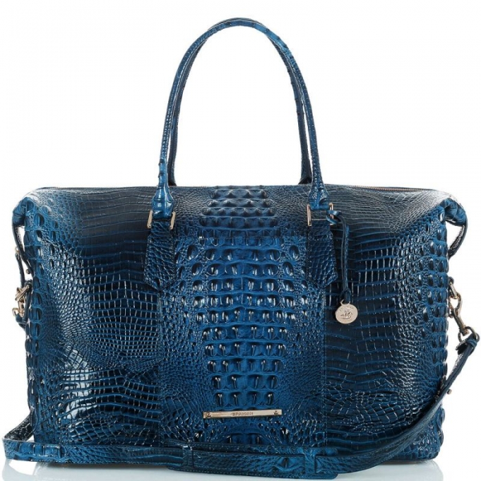 Brahmin | Women's Duxbury Weekender Sapphire Melbourne | Quick Ship!