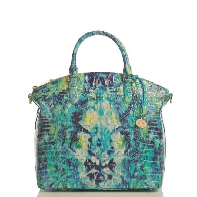 Brahmin | Women's Large Duxbury Satchel Hydro Melbourne | Quick Ship!