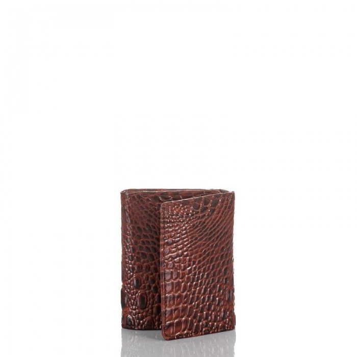 Brahmin | Men's Slim Trifold Pecan Melbourne | Quick Ship!