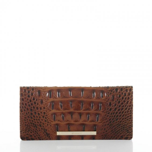 Brahmin | Women's Ady Wallet Pecan Melbourne | Quick Ship!