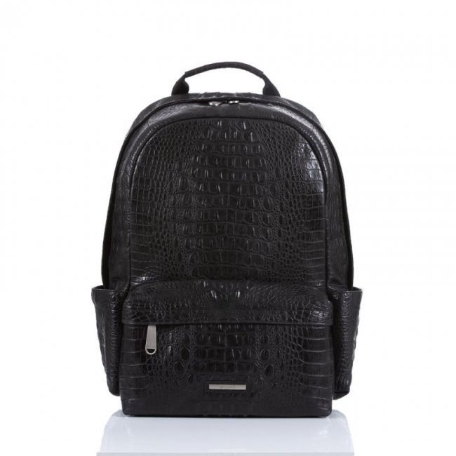 Brahmin | Men's Lucas Black Leather Backpack | Black Canyon | Quick Ship!