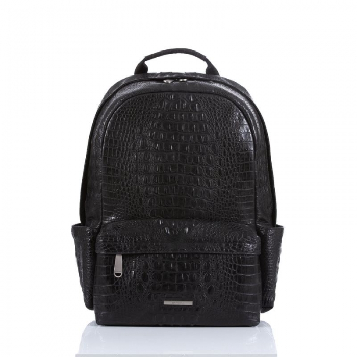 Brahmin | Men's Lucas Black Leather Backpack | Black Canyon | Quick Ship!
