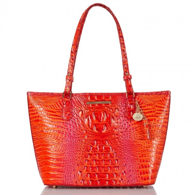 Brahmin | Women's Medium Asher Flame Melbourne | Quick Ship!