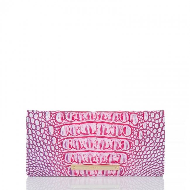 Brahmin | Women's Ady Wallet Boysenberry Ombre Melbourne | Quick Ship!