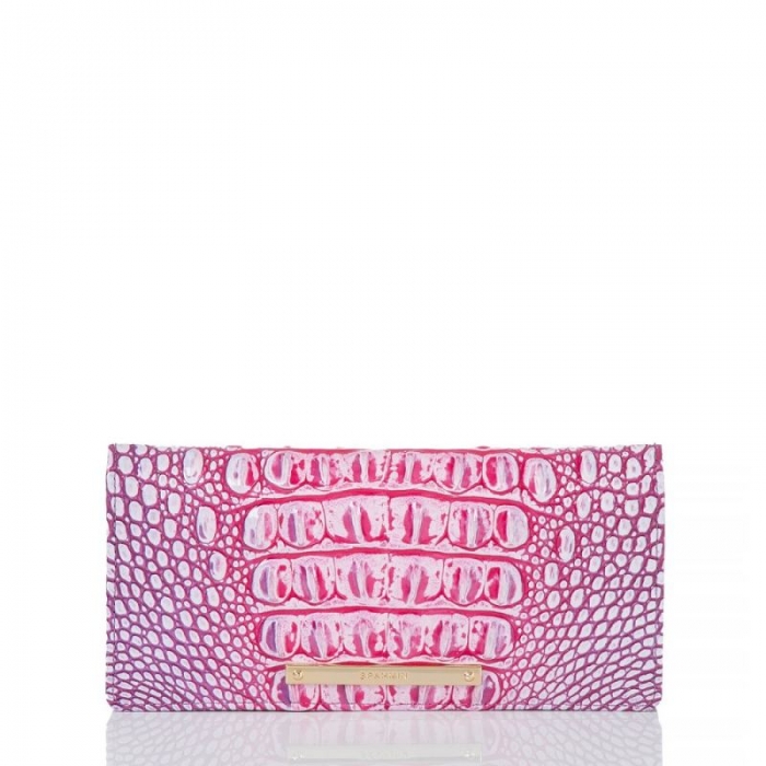 Brahmin | Women's Ady Wallet Boysenberry Ombre Melbourne | Quick Ship!