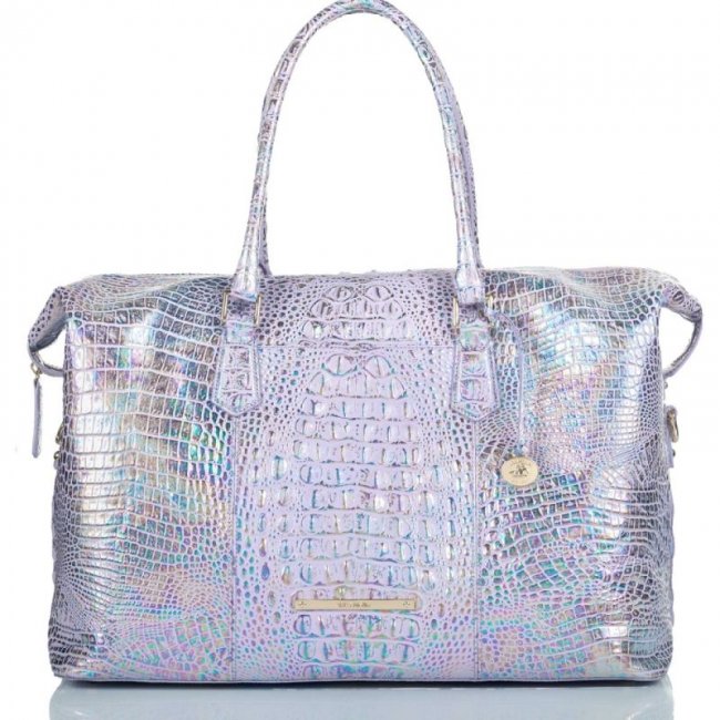 Brahmin | Women's Duxbury Weekender Violet Wonderland Melbourne | Quick Ship!