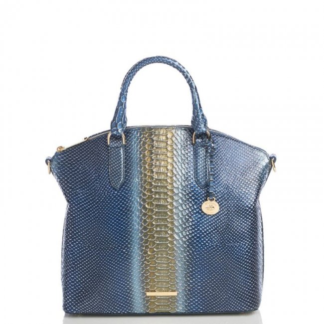 Brahmin | Women's Large Duxbury Satchel Serenity Meridian | Quick Ship!