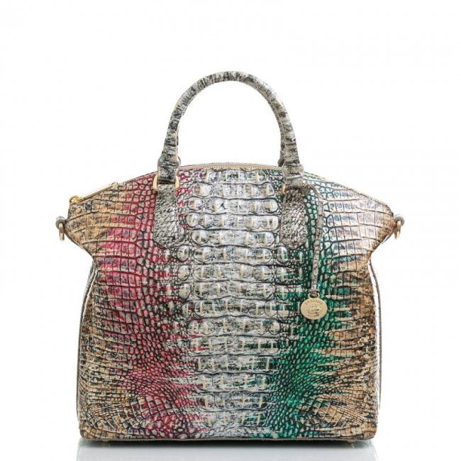 Brahmin | Women's Large Duxbury Satchel Carnival Ombre Melbourne | Quick Ship!