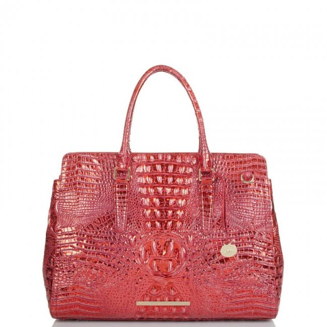 Brahmin | Women's Finley Carryall Red Dragon Melbourne | Quick Ship!