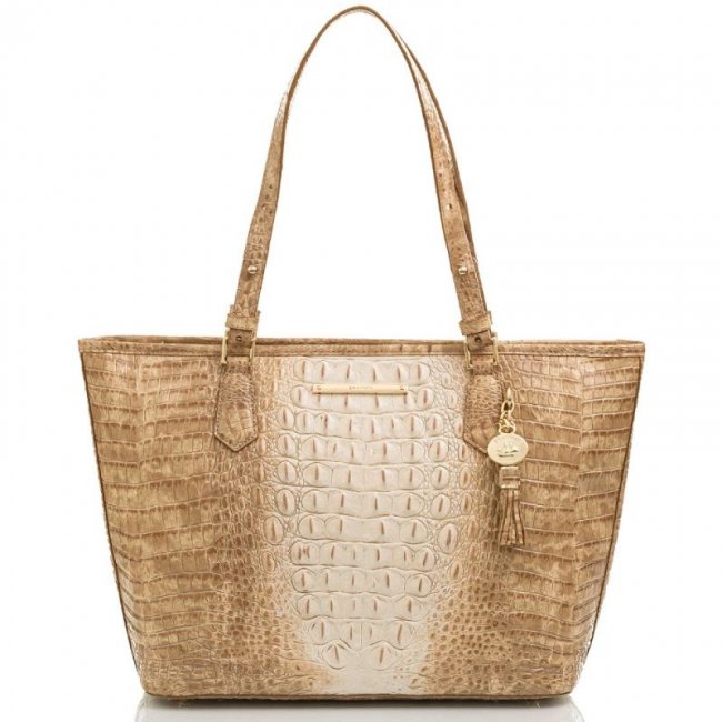 Brahmin | Women's Medium Asher Praline Ombre Melbourne | Quick Ship!