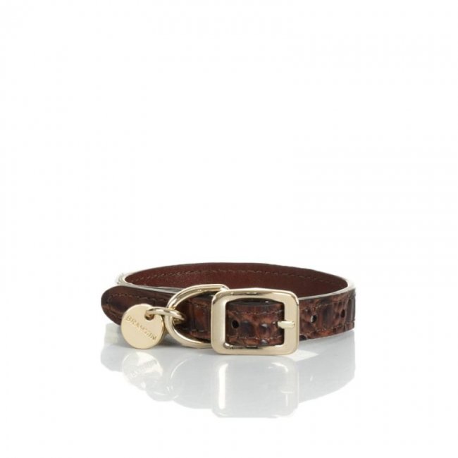 Brahmin | Women's Small Pet Collar Pecan Melbourne | Quick Ship!