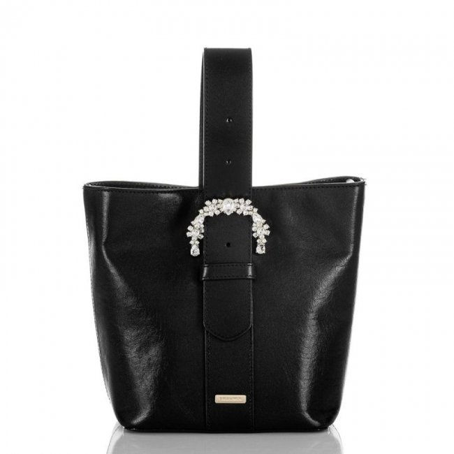 Brahmin | Women's Luxe Faith Black Topsail | Quick Ship!