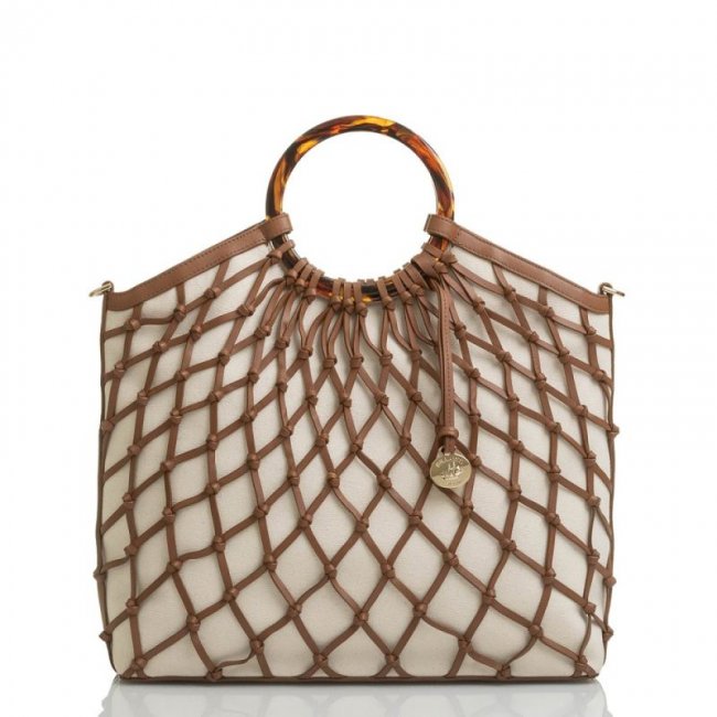 Brahmin | Women's Renata Dark Beige Carroway | Quick Ship!