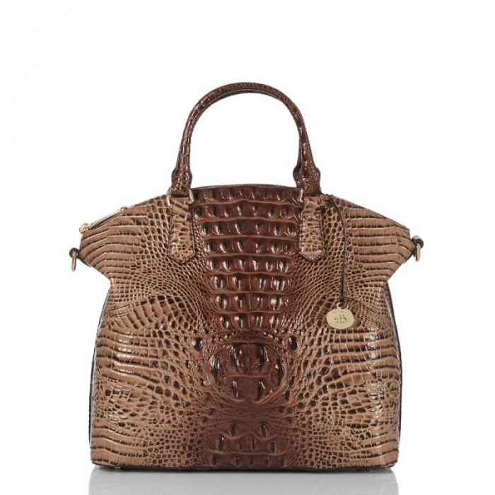 Brahmin | Women's Large Duxbury Satchel Mocha Ombre Melbourne | Quick Ship!