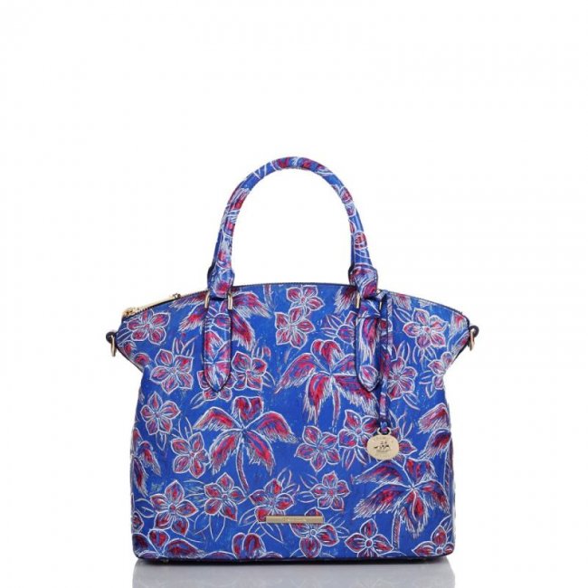 Brahmin | Women's Duxbury Satchel Vista Blue Torrone | Quick Ship!