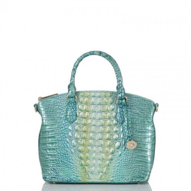 Brahmin | Women's Duxbury Satchel Seafoam Ombre Melbourne | Quick Ship!