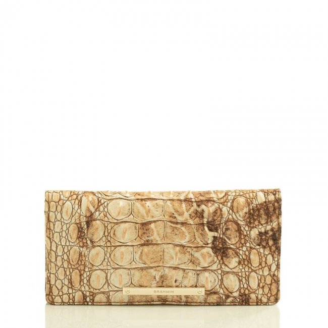 Brahmin | Women's Ady Wallet Camel Safari Melbourne | Quick Ship!