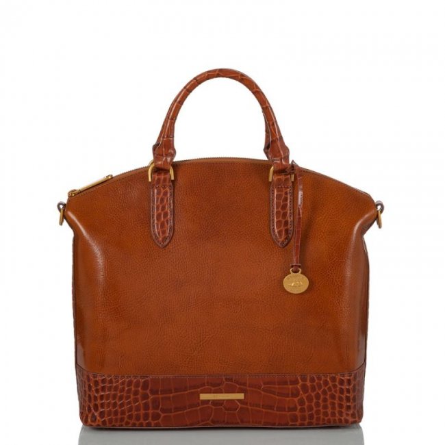 Brahmin | Women's Large Duxbury Satchel Butterscotch Laurence | Quick Ship!
