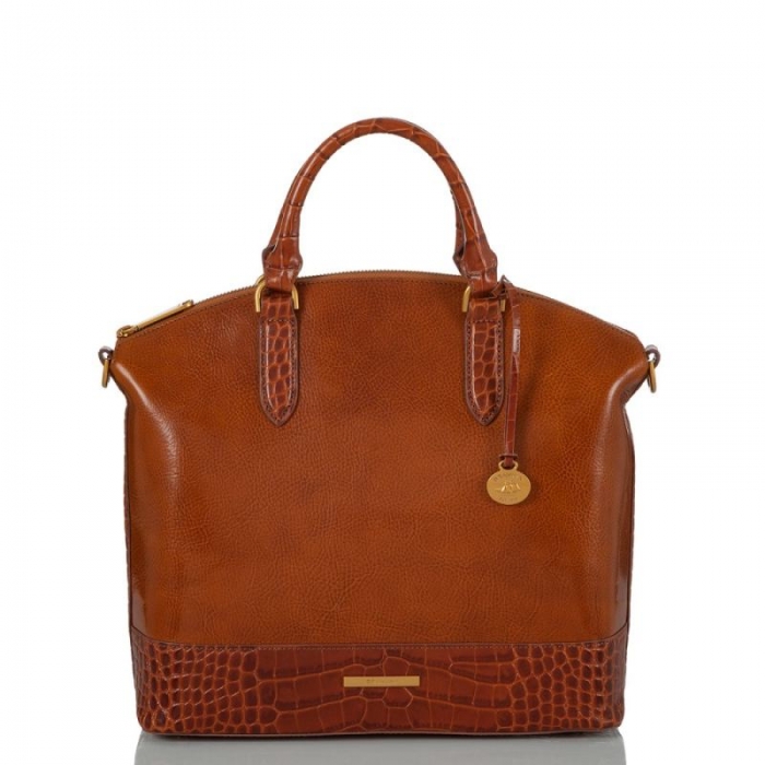 Brahmin | Women's Large Duxbury Satchel Butterscotch Laurence | Quick Ship!