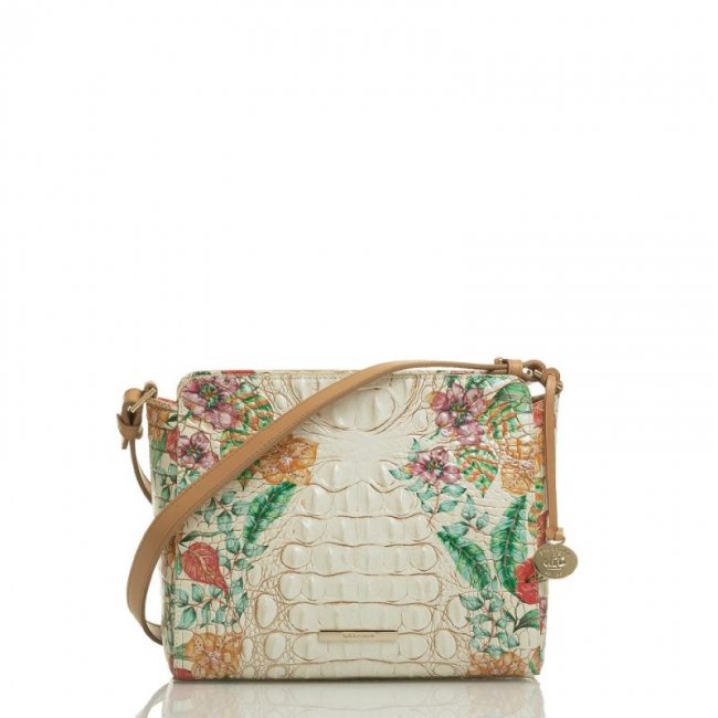 Brahmin | Women's Carrie Crossbody Ivory Tahiti | Quick Ship!