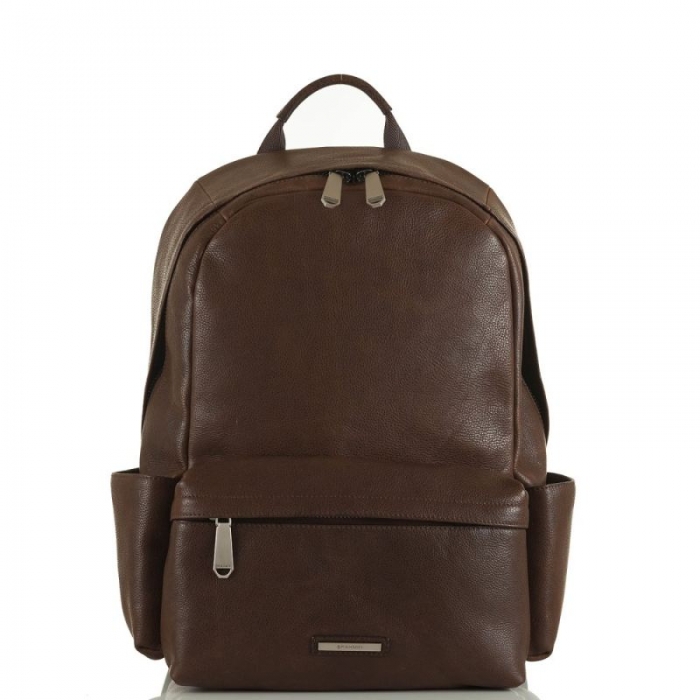 Brahmin | Men's Marcus Backpack Cocoa Brown Manchester | Quick Ship!