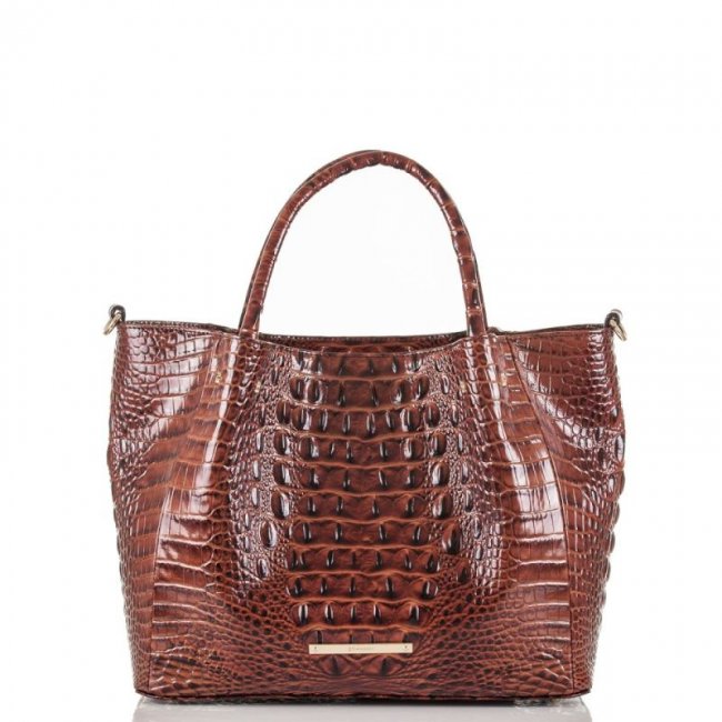 Brahmin | Women's Small Mallory Pecan Melbourne | Quick Ship!