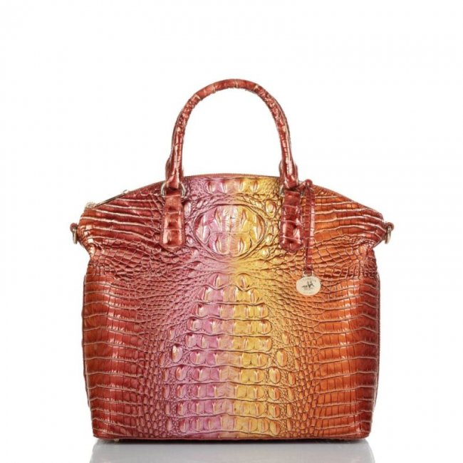 Brahmin | Women's Large Duxbury Satchel Glam Ombre Melbourne | Quick Ship!
