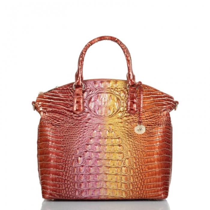 Brahmin | Women's Large Duxbury Satchel Glam Ombre Melbourne | Quick Ship!
