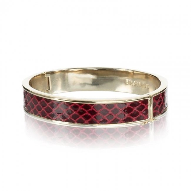 Brahmin | Women's Heritage Leather Bangle Rose Fairhaven | Quick Ship!