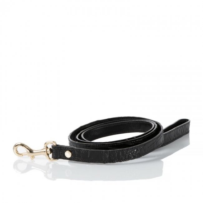 Brahmin | Women's Medium Pet Leash Black Melbourne | Quick Ship!