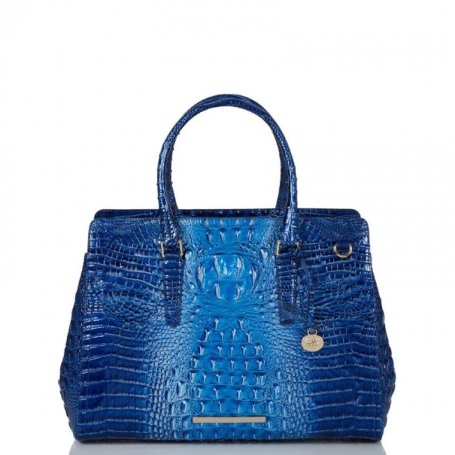 Brahmin | Women's Finley Carryall Vista Blue Ombre Melbourne | Quick Ship!