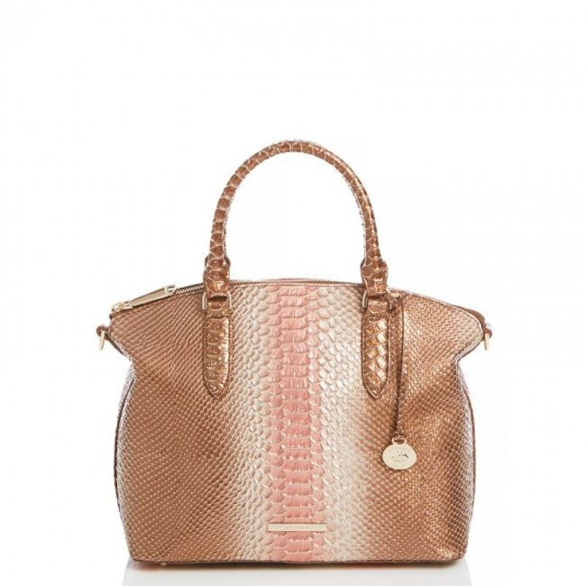 Brahmin | Women's Duxbury Satchel Natural CocoBay | Quick Ship!