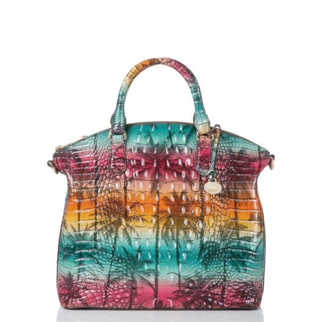 Brahmin | Women's Large Duxbury Satchel Luau Melbourne | Quick Ship!