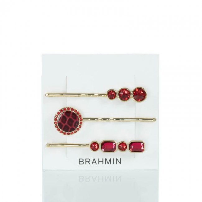 Brahmin | Women's Trio Hair Pins Rose Fairhaven | Quick Ship!