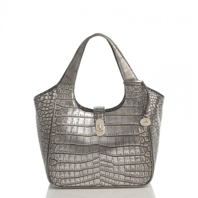 Brahmin | Women's Small Carla Steel Opulust | Quick Ship!