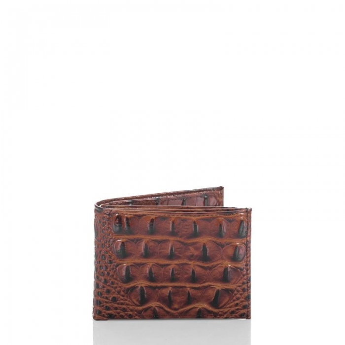 Brahmin | Men's Bifold Pecan Melbourne | Quick Ship!