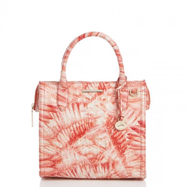 Brahmin | Women's Small Caroline Pink Flamingo Melbourne | Quick Ship!