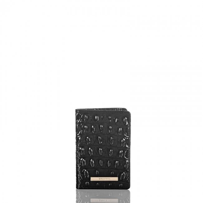 Brahmin | Women's Passport Wallet Black Melbourne | Quick Ship!