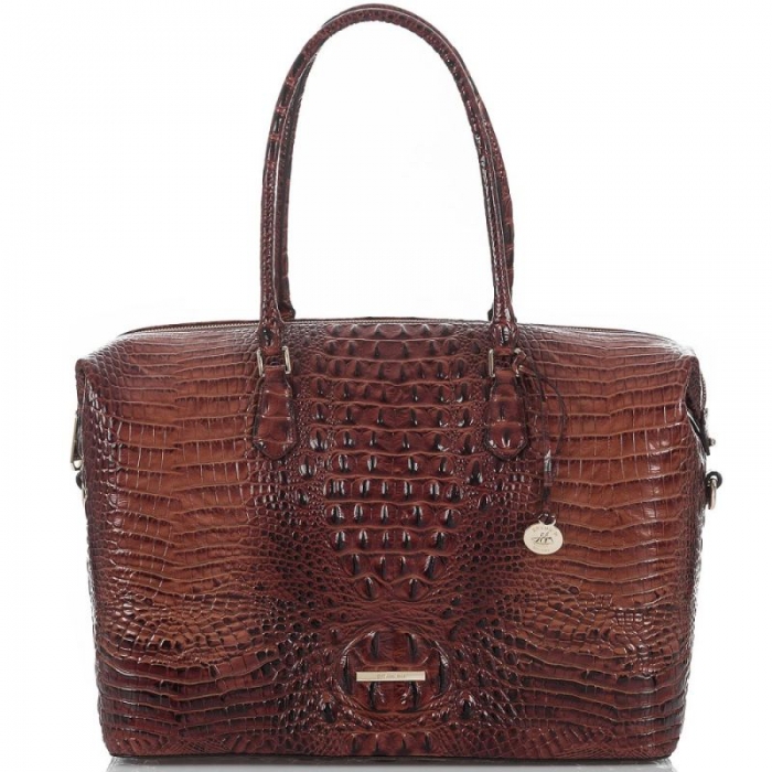 Brahmin | Women's Duxbury Carryall Pecan Melbourne | Quick Ship!