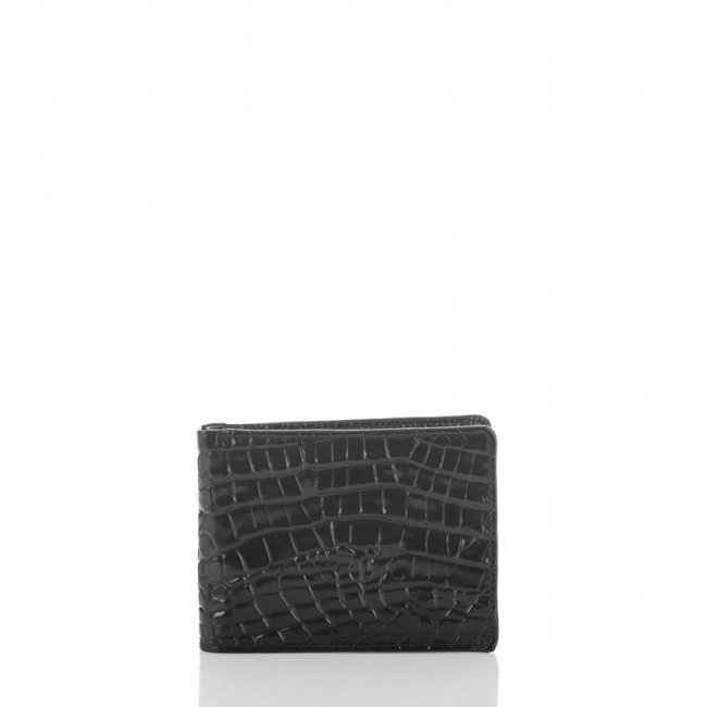 Brahmin | Men's Black Leather Billfold Wallet | Black Melbourne | Quick Ship!