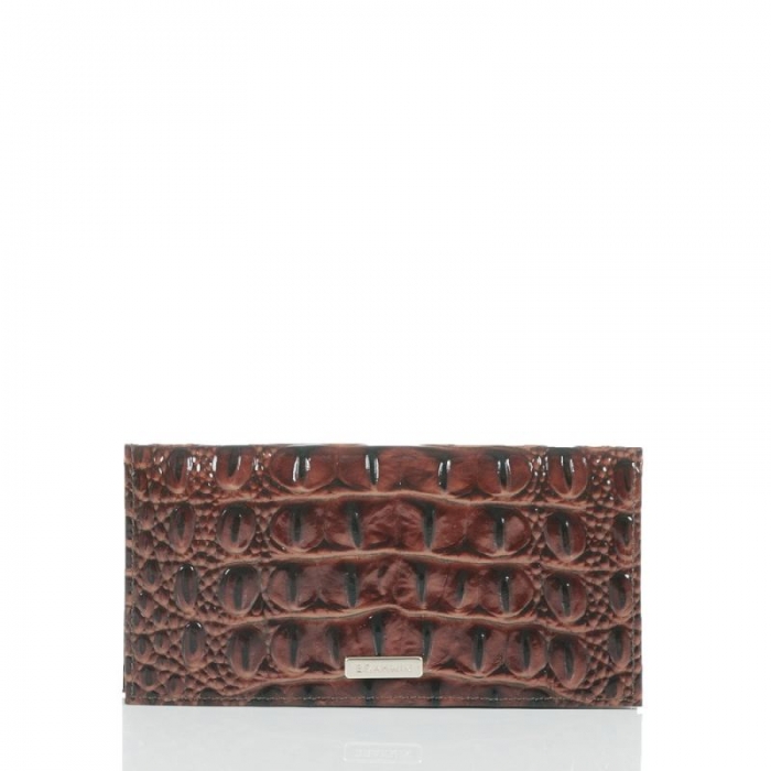 Brahmin | Women's Cordelia Checkbook Pecan Melbourne | Quick Ship!