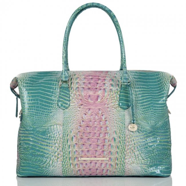 Brahmin | Women's Duxbury Weekender Cotton Candy Ombre Melbourne | Quick Ship!
