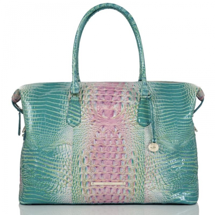 Brahmin | Women's Duxbury Weekender Cotton Candy Ombre Melbourne | Quick Ship!