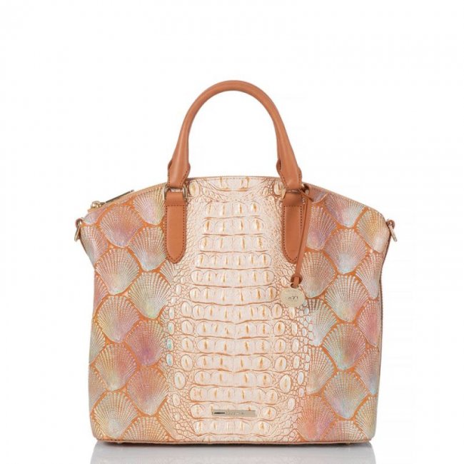 Brahmin | Women's Large Duxbury Satchel Scallop Bondi | Quick Ship!